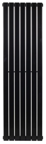 Трубчастий радіатор Betatherm вертикальний Blende 1 1400x394 (Чорний RAL 9005M, підк. №99)